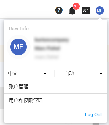 select identity management page